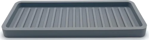 Miniatura 13 de Bandeja organizadora para fregadero de cocina de silicona, soporte de esponja y protector de encimera Plato y bandeja dispensadora de jabón
