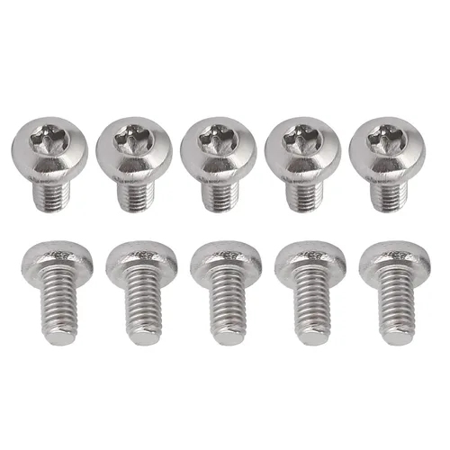 Miniatura 52 de DTGN Tornillos Torx de cabeza plana M1.0.236x0.118 in (DXL), paquete de 20, buenos para maquinaria, sujetadores de seguridad Torx de acero