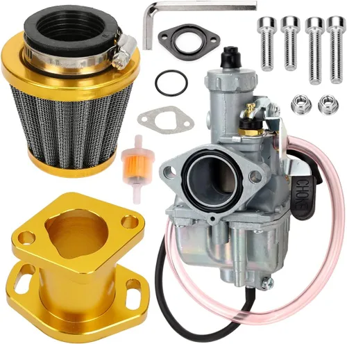 Miniatura 14 de FVRITO - Carburador de alto rendimiento VM22 de 26 mm para Predator 212cc 196cc Coleman CT200U BT200X Mini Bike KT196 Go Kart GX160 GX200 6.5hp