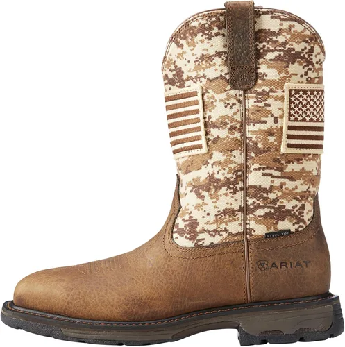 Miniatura 2 de Ariat Workhog Patriot - Botas de trabajo con punta de acero para hombre