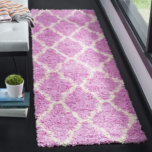 Miniatura 32 de Safavieh - Dallas Shag Collection SGD257A - Alfombra de área con diseño de enrejado de 10 x 14 pies