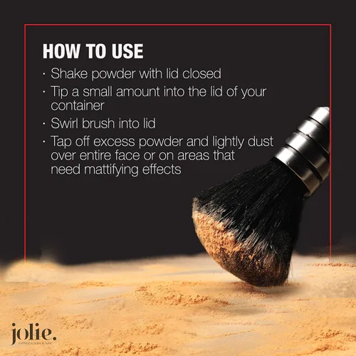 Miniatura 5 de Jolie - Polvo translúcido suelto para la cara, polvo de fijación de maquillaje ultra fino y sedoso (Nude 01A)
