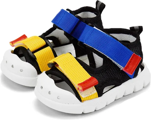 Miniatura 37 de OAISNIT Sandalias deportivas para bebés, niños y niñas, ligeras, antideslizantes, suela de goma, zapatos de agua acuática para playa, zapatos