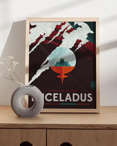 Miniatura 5 de HAUS AND HUES Arte de pared espacial – Pósteres espaciales vintage, póster JPL de la NASA, pósteres vintage de la NASA para paredes, arte de pared