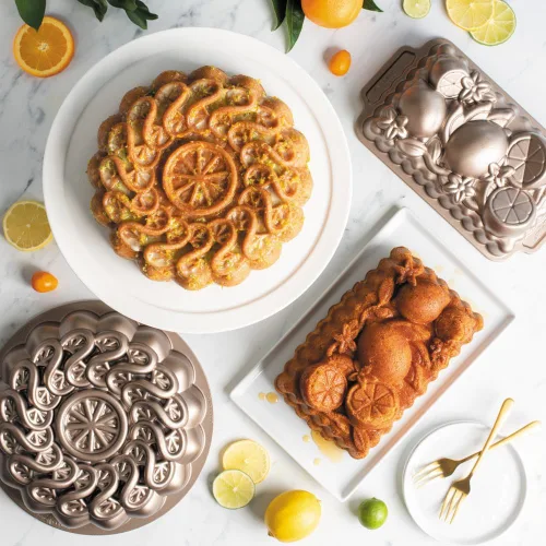 Miniatura 5 de Nordic Ware Molde Citrus Twist, 8 tazas, Toffee