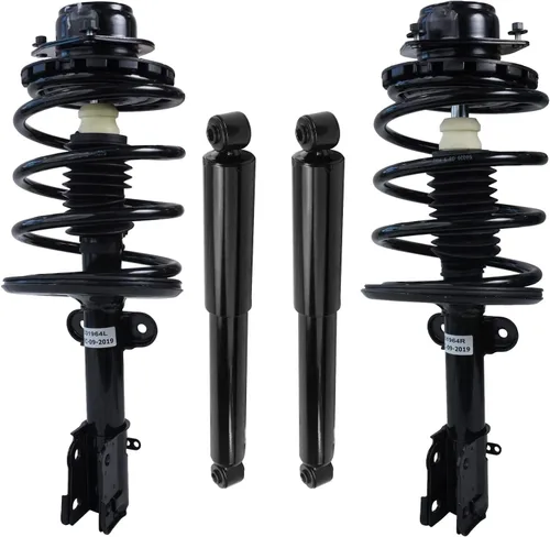 Miniatura 9 de Detroit Axle - Amortiguadores de puntales RWD para Infiniti G35 03-06, 2 amortiguadores traseros, 2 puntales delanteros y muelles helicoidales 2003