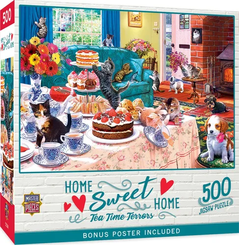 Miniatura 14 de MasterPieces Rompecabezas de 550 piezas para adultos, familia o jóvenes, sala de juegos de mascotas, 18 x 24 pulgadas
