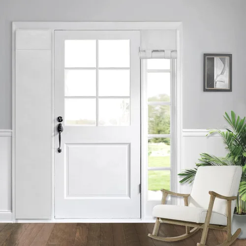 Miniatura 73 de WdFour Cortinas de puerta francesa con tacto sedoso, aislamiento térmico, reducción de ruido, cortinas opacas para puerta de vidrio y oficina