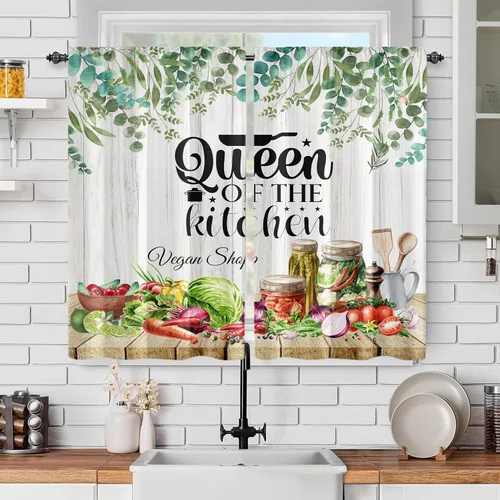 Miniatura 50 de Cortinas de mariposa, mariposa azul, diente de león blanco, románticas, para niñas y mujeres, insonorizadas, aisladas, con bolsillo para barra