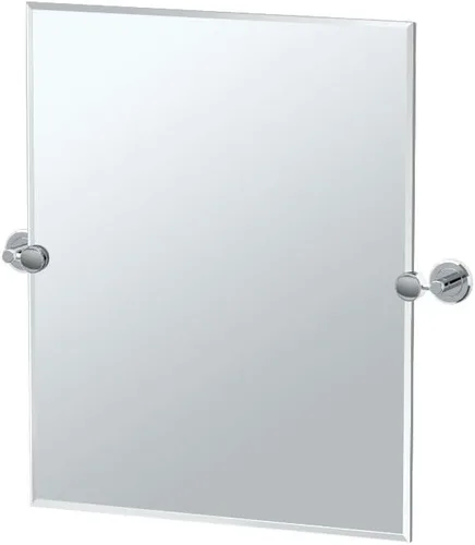 Miniatura 18 de Gatco Latitude II Espejo rectangular, Metal, 24 pulgadas