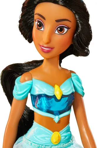 Miniatura 8 de Disney Princess Royal Shimmer - Muñeca de jazmín con falda y accesorios, juguete para niños a partir de 3 años