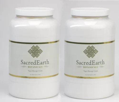 Miniatura 4 de Crema de masaje vegana (tubo de 8 onzas), sin perfume, dispersable en agua, sin aceite de nuez, sin gluten y solo contiene aceites y extractos