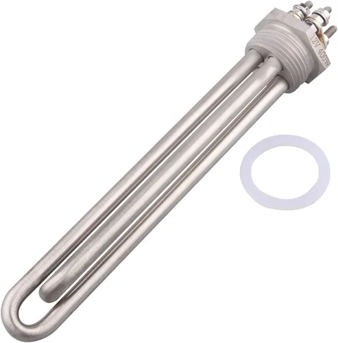 Miniatura 11 de DERNORD Calentador de inmersión de 12V 300W Elemento calentador de agua sumergible Elemento de calefacción de acero inoxidable con ajuste NPSM de 1