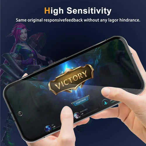 Miniatura 6 de Protector de pantalla de privacidad para Google Pixel 9A 5G, película protectora de vidrio templado de dureza 9H [paquete de 2+2] protector de lente