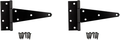 Miniatura 2 de National Hardware Bisagras en T extra pesadas N129-213 V286 en color negro, paquete de 2