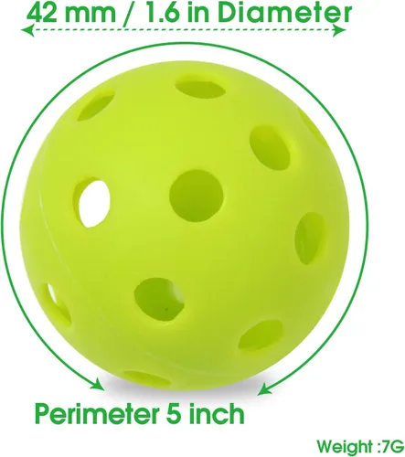 Miniatura 3 de Pelotas de golf de plástico [antigrietas] Pelotas de golf de entrenamiento suaves de 1.654 in para práctica de columpio, pelotas de golf para patio