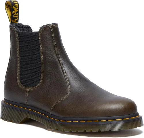 Dr. Martens Botas Chelsea de piel sintética con forro de piel sintética unisex para adultos
