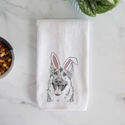 Miniatura 4 de Inkopious Bare Benson The German Shepherd - Toalla de mano decorativa para baño y cocina