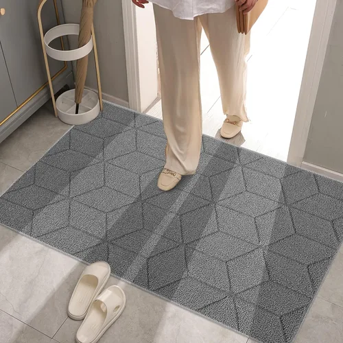 Miniatura 50 de GRANNY SAYS Tapete para puerta, de 32 x 20 pulgadas, tapete de bienvenida para exteriores, antideslizante, absorbe la suciedad para la entrada