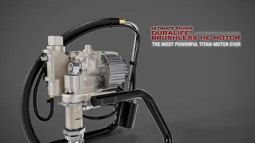 Miniatura 4 de Titan Impact X 440 Pulverizador de pintura sin aire eléctrico, 3300 PSI, control de presión adaptativo, patín