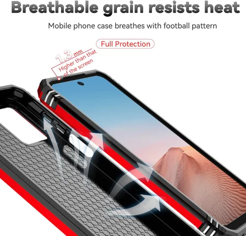 Miniatura 9 de Funda para Moto G 5G 2023 con cubierta deslizante para cámara y protector de pantalla HD [grado militar de 16 pies probada en caídas], soporte