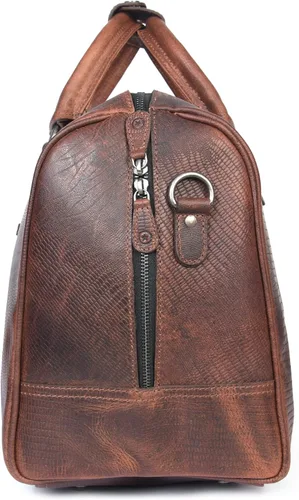 Miniatura 5 de Bolsa de viaje de cuero Bolsa deportiva para gimnasio, bolsa de mano para equipaje de avión, regalo para el día del padre por Aaron Leather Goods