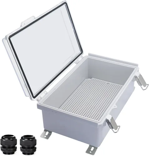 Miniatura 15 de Caja Eléctrica Impermeable a Prueba de Polvo Caja de Conexiones Resistente a la Intemperie IP67 Carcasa de Plástico ABS Caja de Proyecto