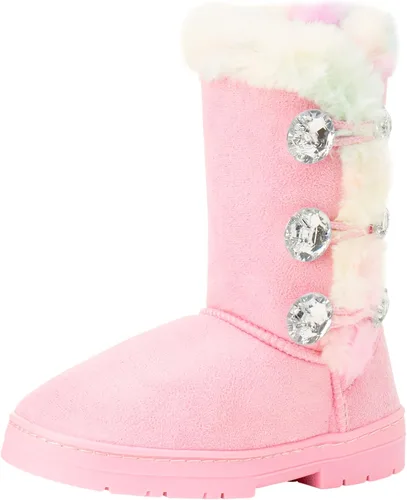 bebe Girl's Fur Lined Winter Boot with Rhinestone Details (ToddlerLittle GirlBig Girl)