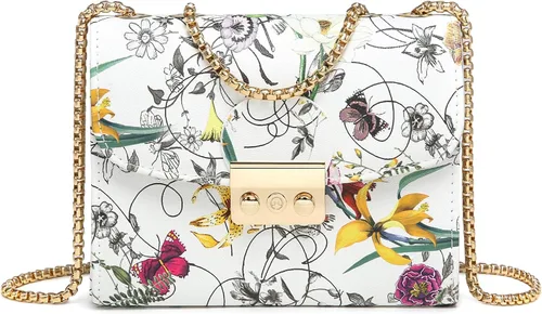 Miniatura 10 de Dasein Bolso cruzado pequeño para mujer, bolso de noche de diseñador, cartera clutch, bolso de mano para boda/baile de graduación/fiesta con doble