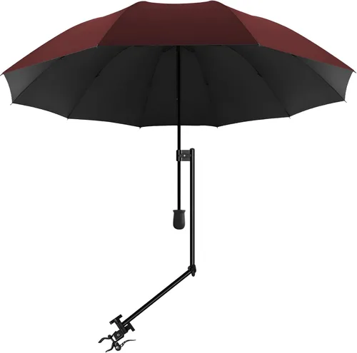 Miniatura 22 de XLINGZA Sombrilla de playa UPF 50+ con abrazadera universal ajustable