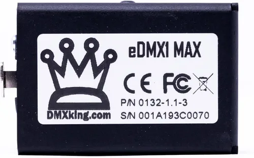Miniatura 4 de eDMX1 MAX - Adaptador Ethernet ArtNet/sACN DMX (3 pines)