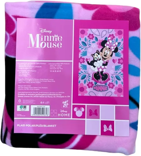 Miniatura 6 de MinnieMouse The Coolest Mouse in the World - Manta ligera y elegante (blanco)