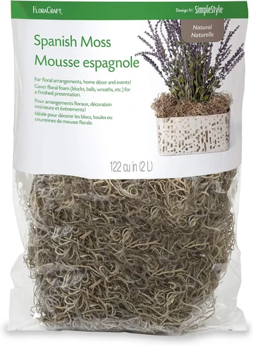 Miniatura 6 de FloraCraft Musgo español., Marrón, 2 onza