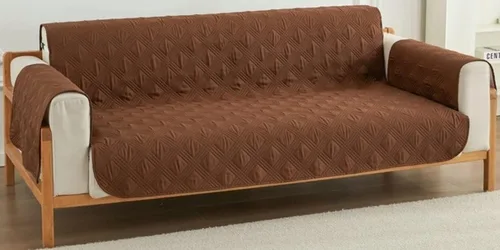 Miniatura 14 de Fundas para sofá de 3 plazas y 2 plazas y 1 plaza, funda de sofá reversible, funda acolchada ajustable para sofá, protectores impermeables