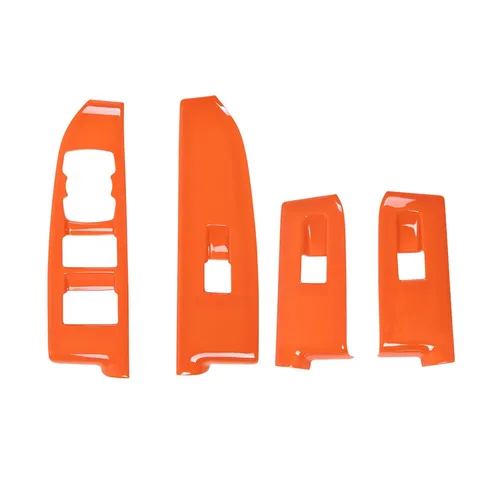 Miniatura 8 de Aunginsy Adhesivo para panel de botón de elevación de vidrio para puerta de automóvil, compatible con Ford Maverick 2022-2025, fibra de carbono