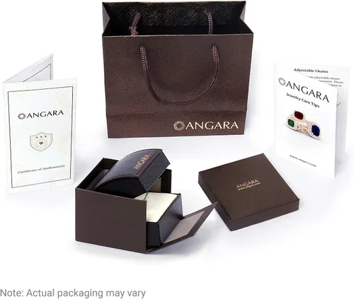 Miniatura 6 de Angara Anillo solitario de perlas cultivadas de agua dulce natural para mujeres, niñas en plata de ley, oro macizo de 14 quilates, regalo de joyería