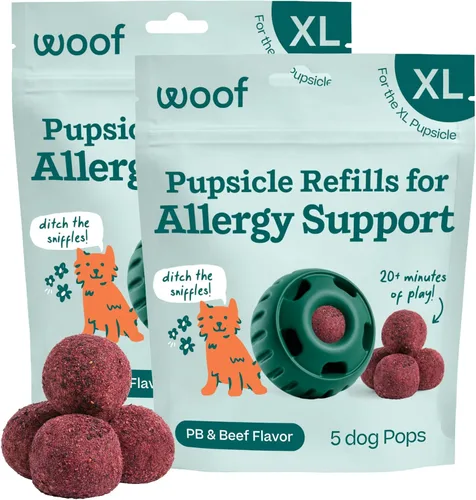 Miniatura 18 de WOOF Pupsicle - Paletas de repuesto para calmar – Recambios de larga duración para el juguete Pupsicle para promover la calma – Golosinas calmantes