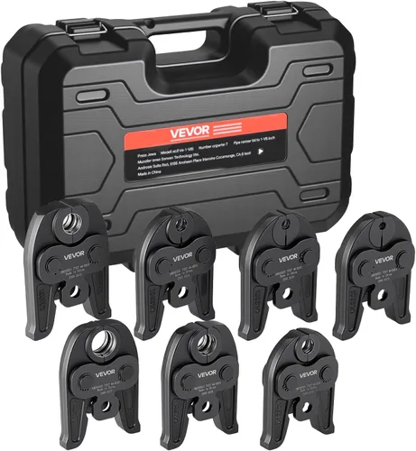 Miniatura 20 de VEVOR Mandíbula ProPress de 1/2" para herramientas de prensa de serie compacta, mandíbula de prensado de acero endurecido 52 HRC - Compatible