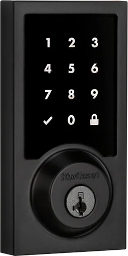 Miniatura 22 de Kwikset HomeConnect 918 Cerradura de pantalla táctil tradicional habilitada para Z-Wave de largo alcance, funciona con Ring Alarm, se requiere