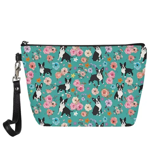 Miniatura 41 de Mumeson Patrón personalizado para mujer, bolsa de cosméticos de viaje, estuche de maquillaje, organizador de neceser de tocador