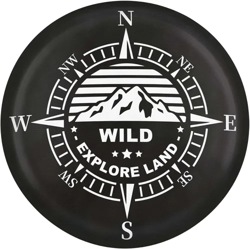 Miniatura 9 de Explore Land - Funda resistente universal para neumático de repuesto para remolque, vehículo recreativo, SUV, camión