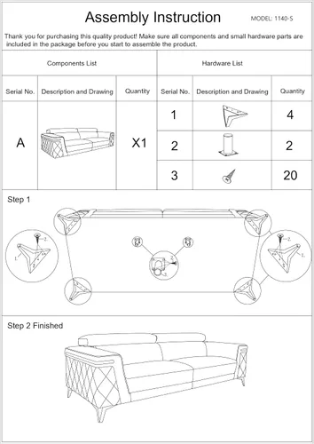 Miniatura 17 de Blackjack Furniture Amalfi - Juego de sofá de cuero italiano de grano superior para sala de estar con elegante diseño italiano, reposacabezas