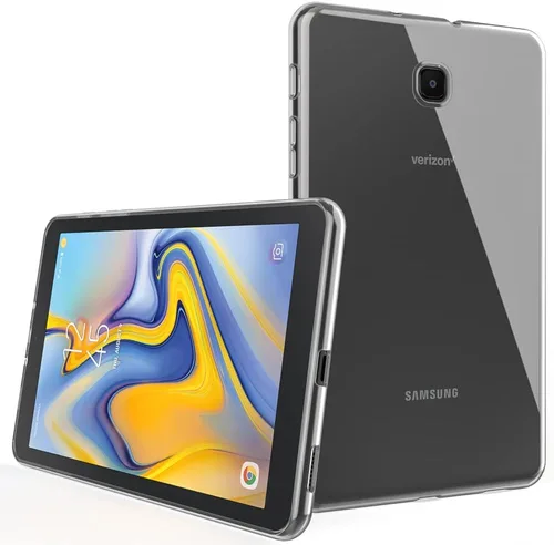 Miniatura 9 de Puxicu Funda transparente para Galaxy Tab A7 Lite 2021, diseño delgado, flexible y suave, funda protectora de TPU para tableta Samsung Galaxy Tab A7