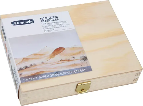 Miniatura 11 de Schmincke - HORADAM® AQUARELL, surtido completo de 40 medios recipientes de acuarelas de granulación súper fuerte, 74 440 097, caja de metal