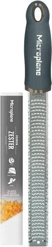 Miniatura 34 de Microplane Serie Premium Classic Zester 18/8, Negro - Rallador de Limón y Queso & Rallador de Vegetales - Cítricos, Queso Parmesano, Ajo, Jengibre