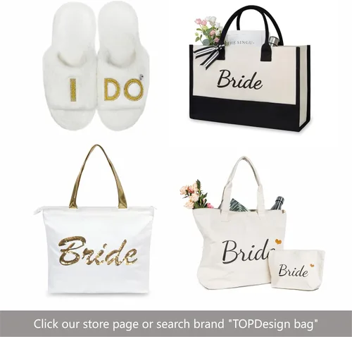 Miniatura 6 de TOPDesign Bolsa de lona para mujeres, regalos del día de la madre, cumpleaños, Navidad, aniversario, boda, día de San Valentín, regalo para esposa