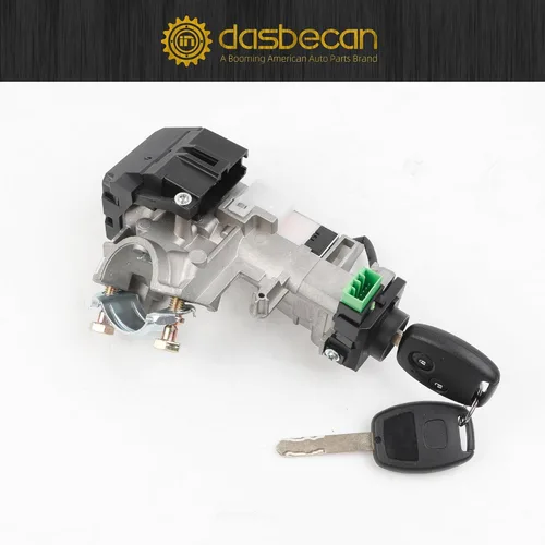 Miniatura 4 de Dasbecan Conjunto de cilindro de bloqueo del interruptor de encendido compatible con Honda Accord CRV FIT Odyssey Civic 2006-2011 06350-SAA-G30
