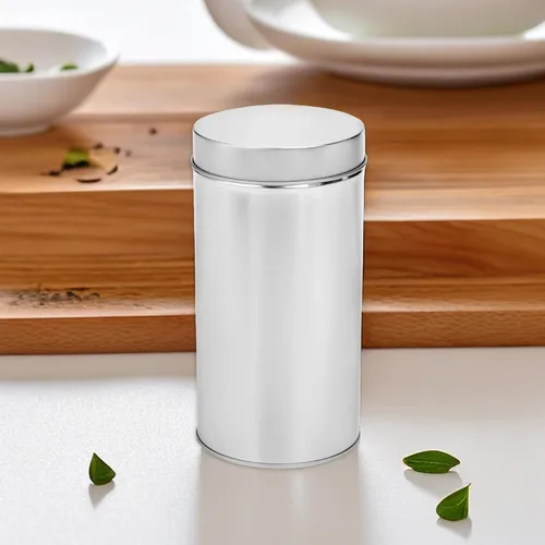Miniatura 6 de Yesland Paquete de 8 recipientes de té con tapas dobles herméticas, organizador de almacenamiento de té de 32 onzas líquidas, caja redonda de hojas