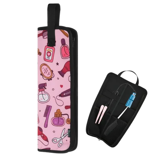 Miniatura 10 de Beautyflier Bolsa universal de alta calidad para plancha plana, bolsa de viaje de lona resistente al calor para alisadores de cabello, ideal