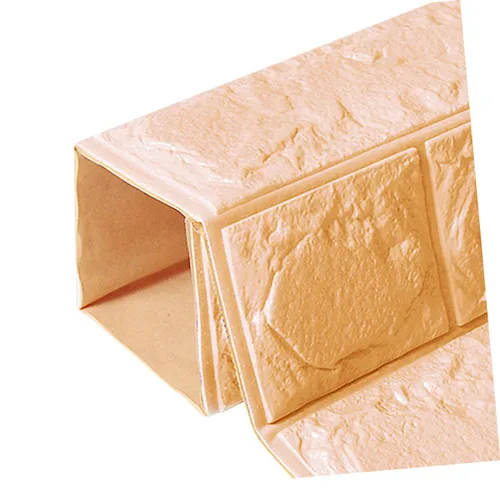 Miniatura 9 de Pegatinas Adhesivas de Grano de Ladrillo Arte de Pared para Sala Dormitorio Escuela 27.6x30.3 in Blanco